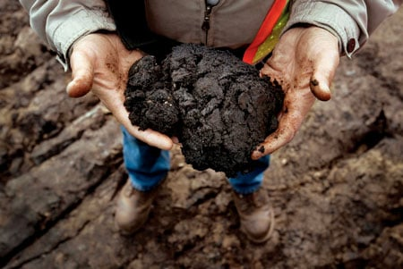 Oil sands extraction